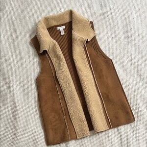Faux Shearling Vest